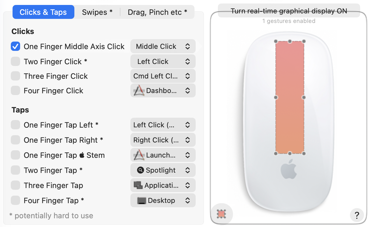 Zones feature