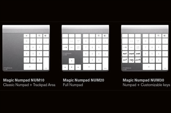 Mobee Magic Numpad overlays